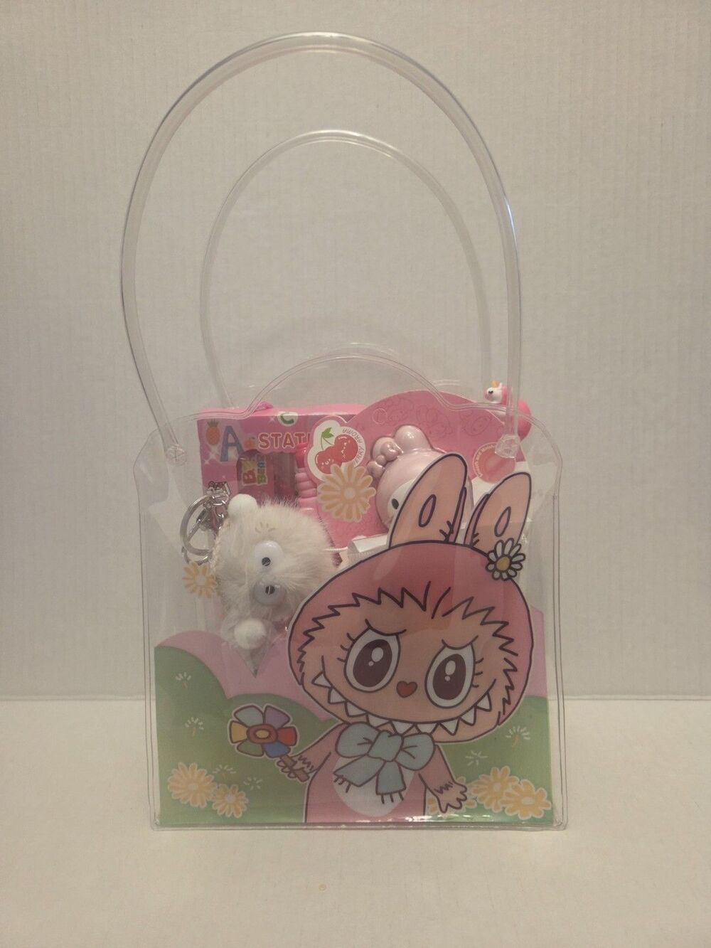 8 piece girls gift bag set . Good for Easter, just add candy.